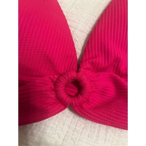 NWT L*Space Into The Tropics Fisher Swim Top Pink - Picture 4 of 7
